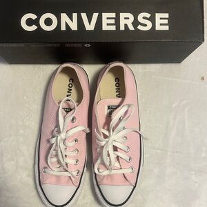 Converse Pink Canvas Sneakers